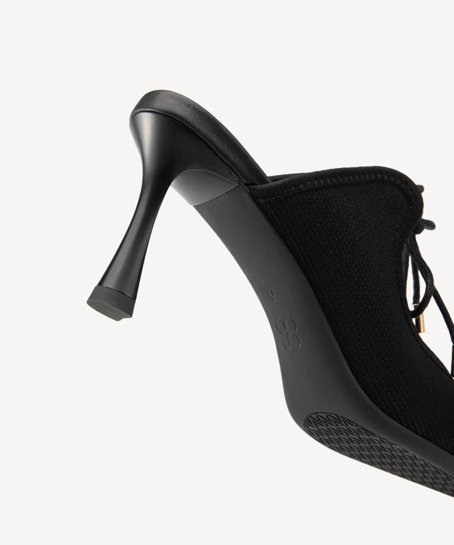 Elegant Chic Pointed Toe Heeled Mules
