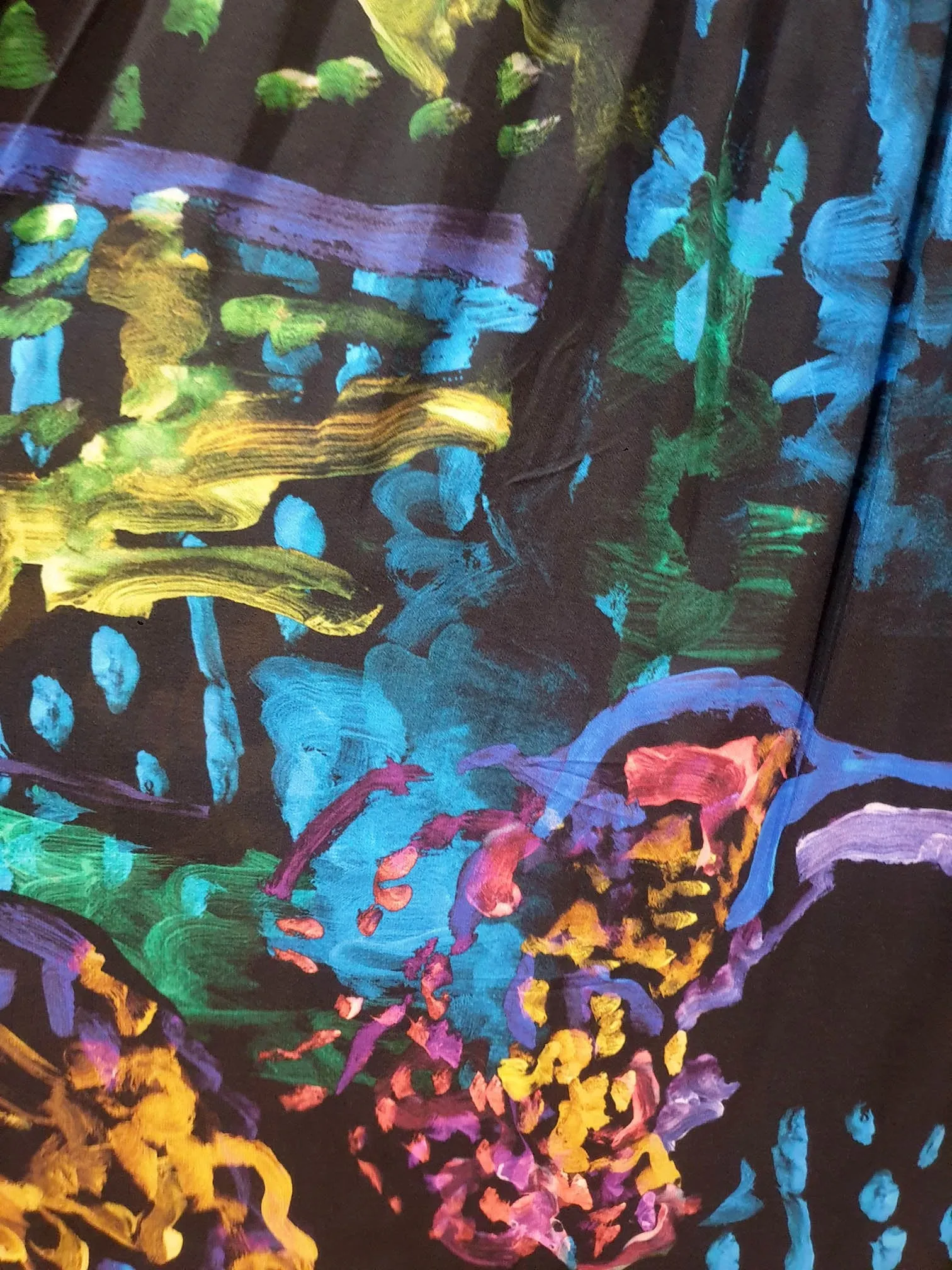 Elk stunning unique print skirt size 18