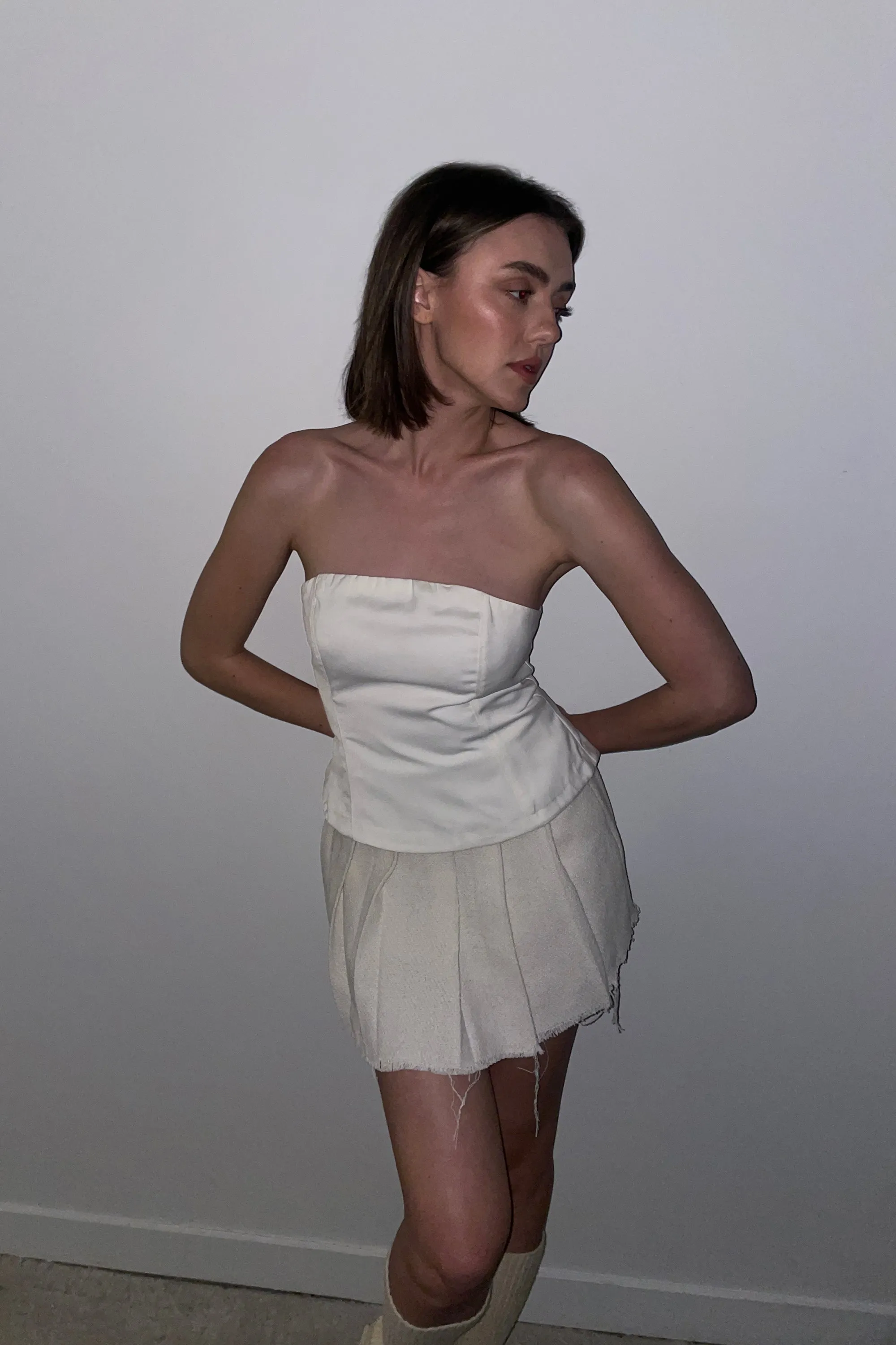 SATIN TUBE TOP