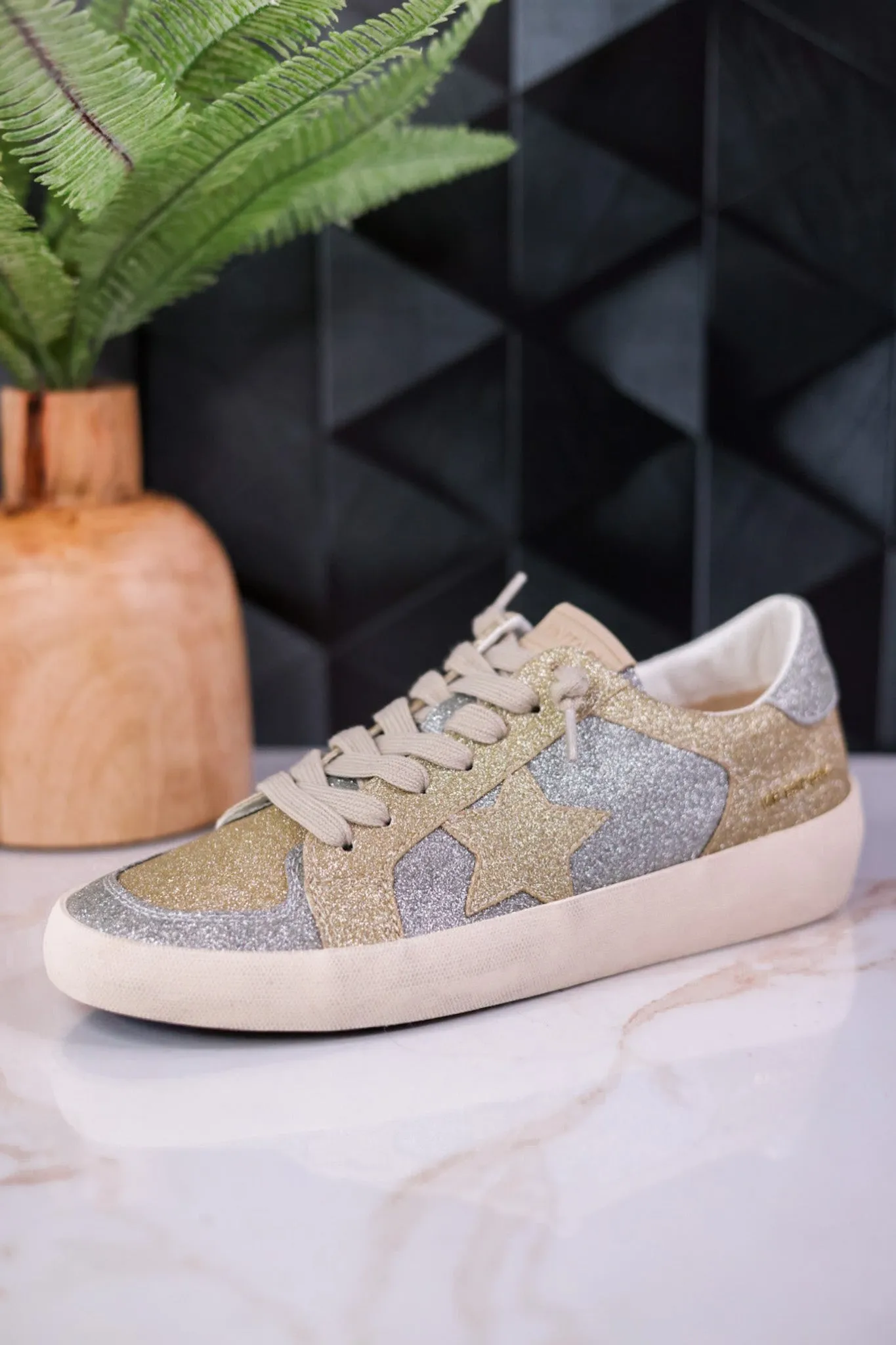 Silver & Gold Sneakers FINAL SALE